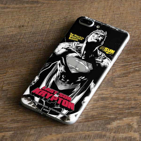 DC Comics Superman Last Son of Krypton iPhone 8 Plus Skin